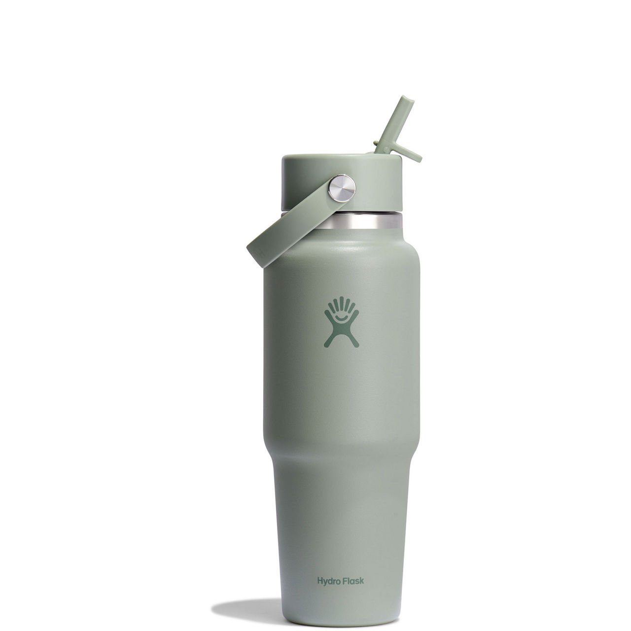 Wide Mouth Flex Straw Travel Bottle Agave 32oz