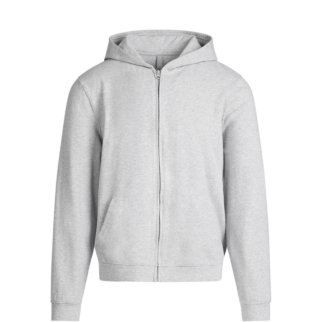 Zip-Up Hoodie Heather Grey