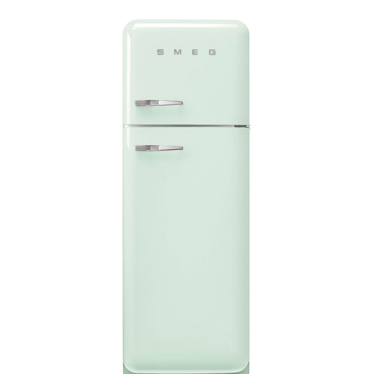 60cm 50s Style Right Hand Hinge Fridge Freezer Pastel Green