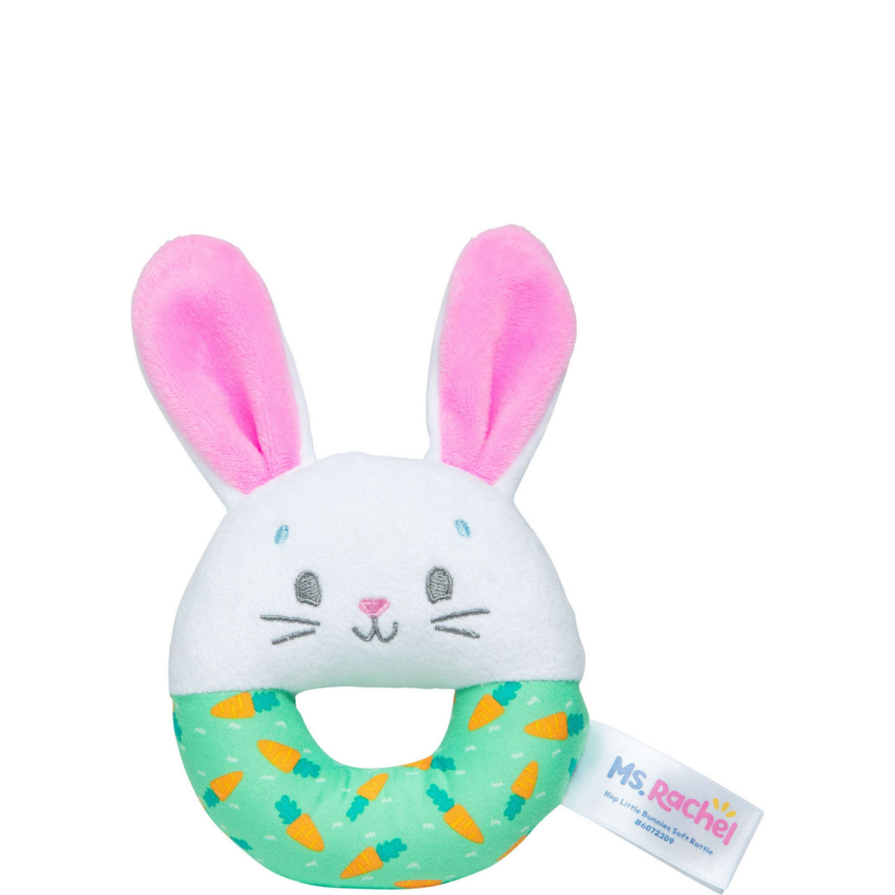 Hop Little Bunnies Soft Rattle Toy