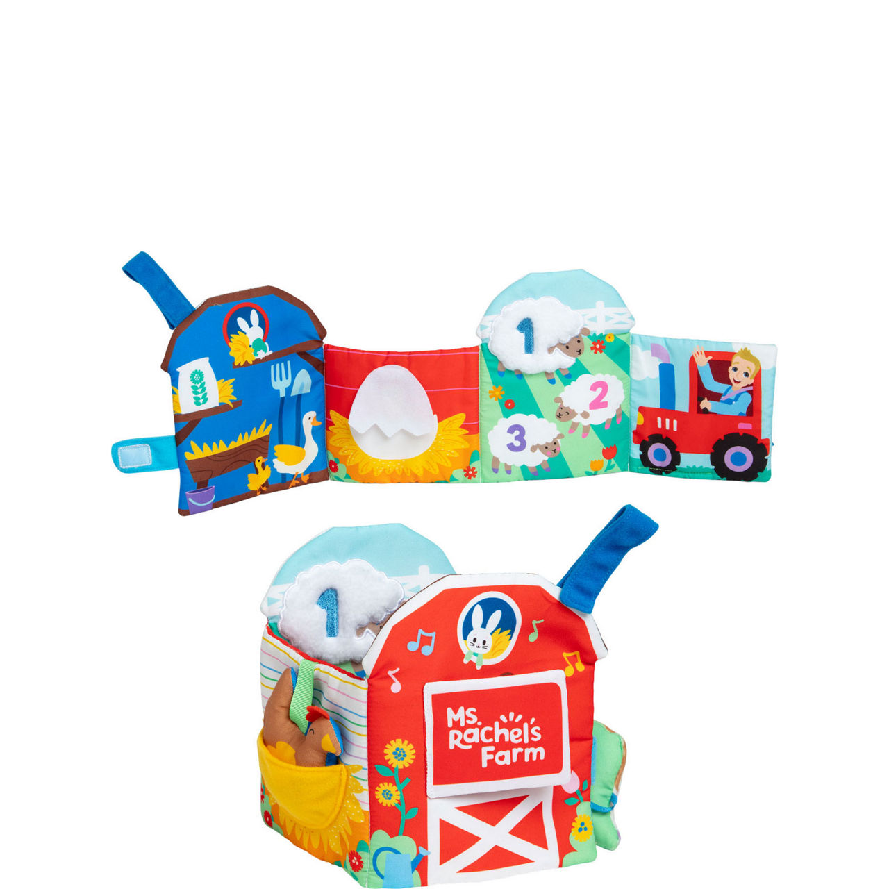 Sensory Learning Farm Foldable Soft Baby Book