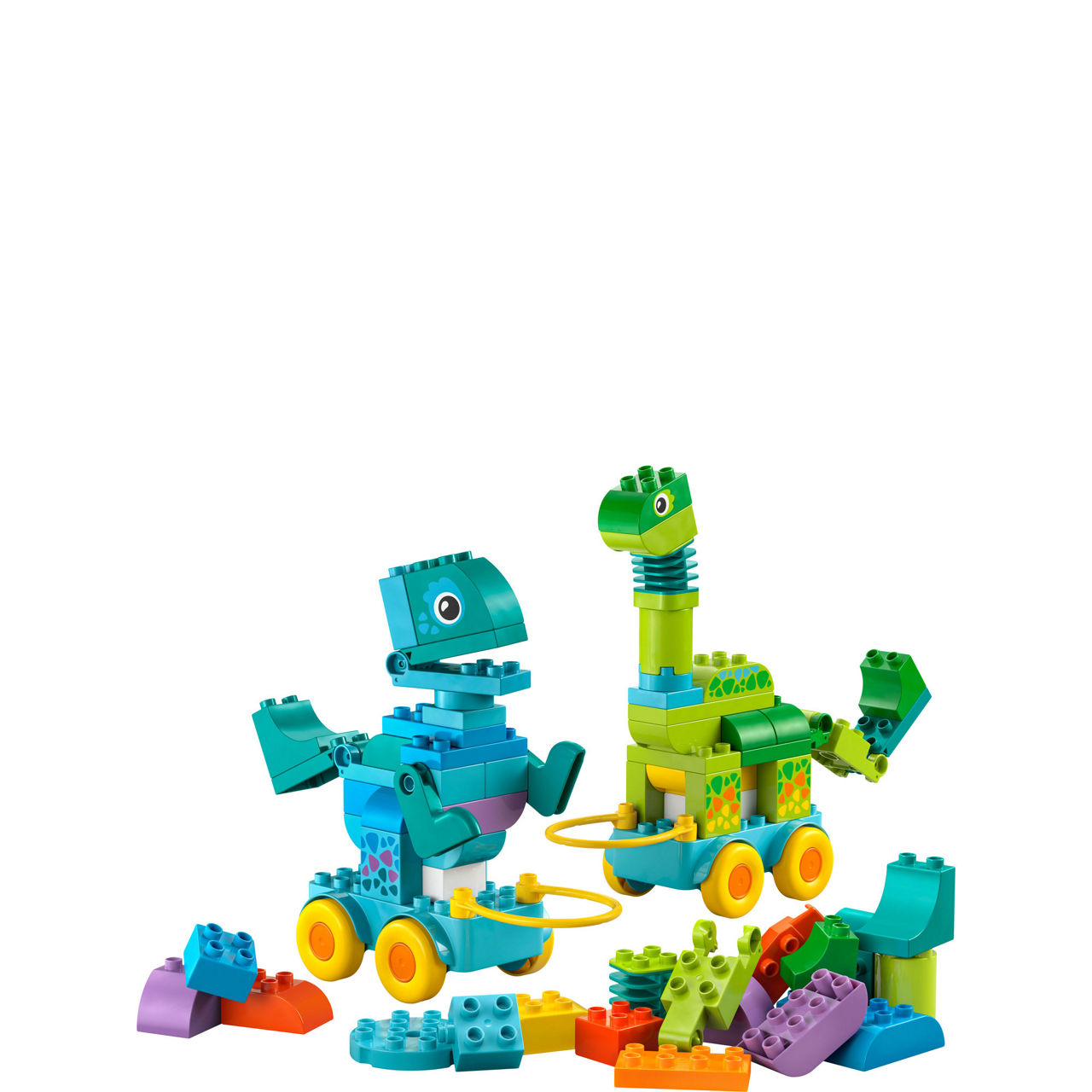 DUPLO® Town 3-in-1 Dinosaurs on Wheels Toddler Toy
