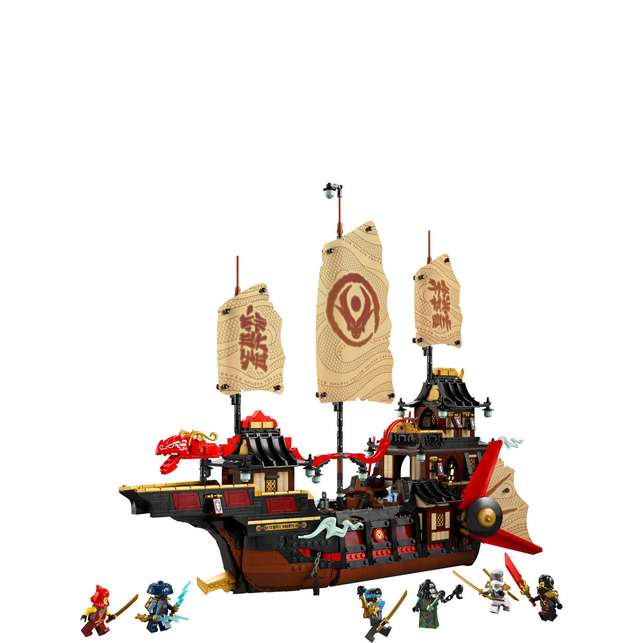 Ninijago® The Temple Bounty Ship Toy Building Kit