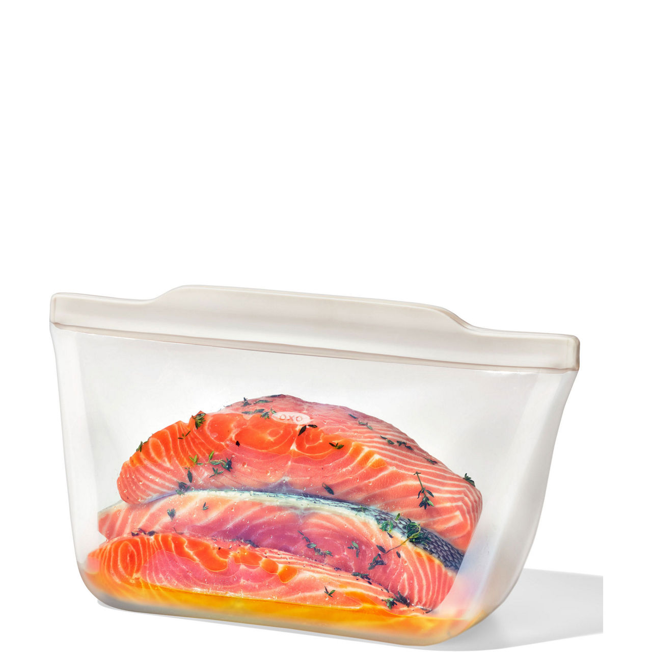 Reusable Silicone Stand-Up Half Gallon Bag 64oz