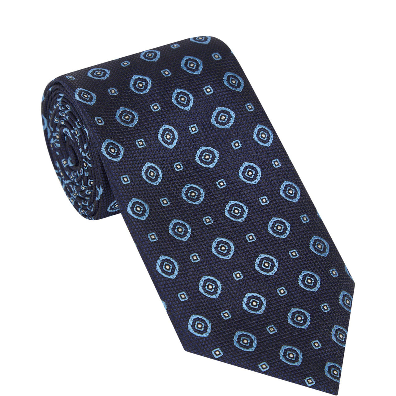 Geometric Silk Tie