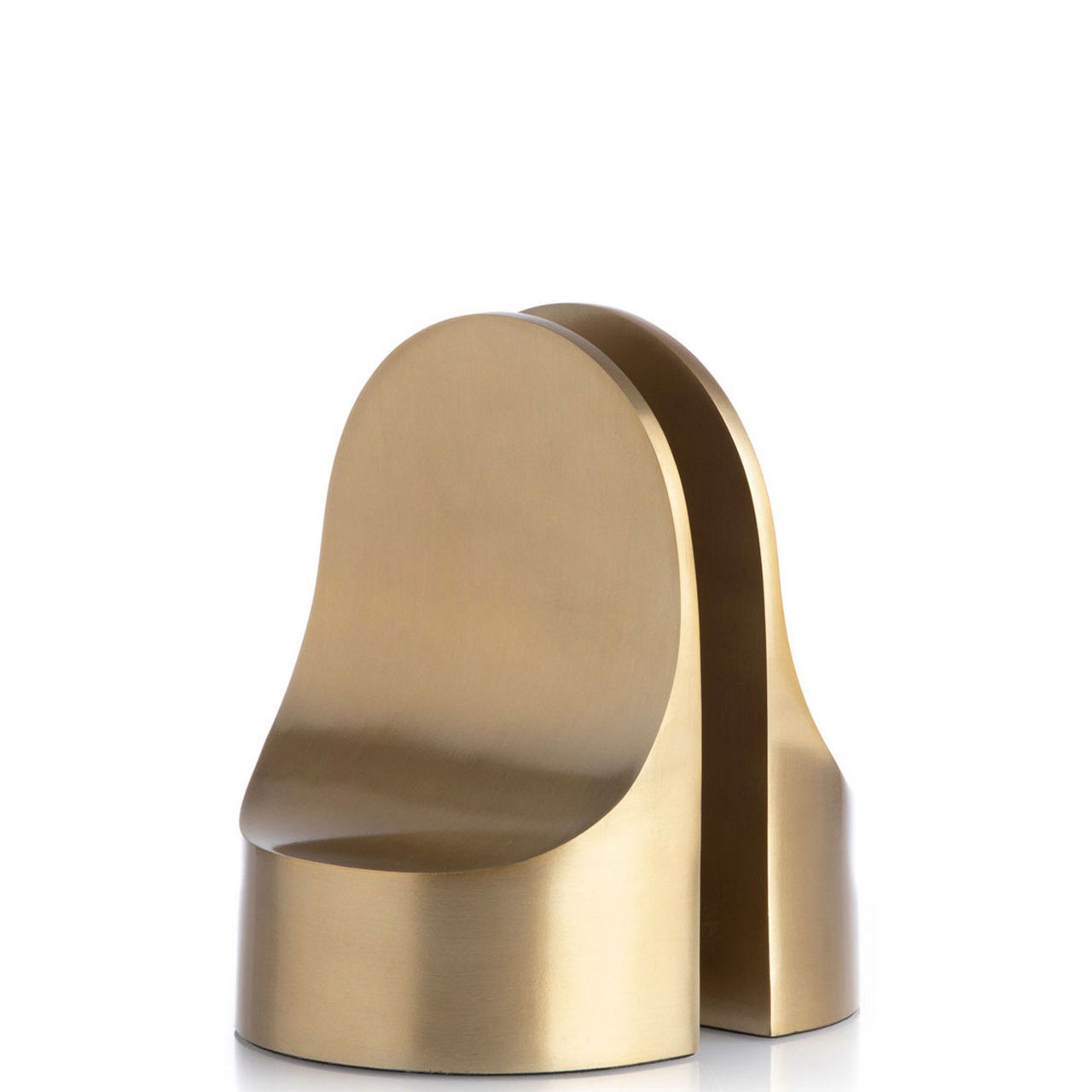 Emoji Book End Brass Set of Two