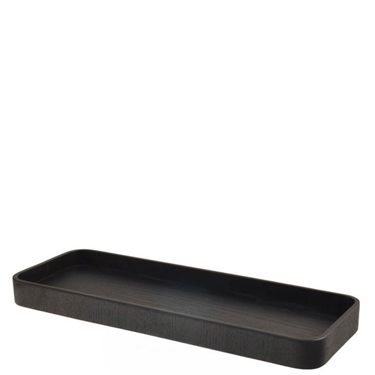 Rectangular Black Serve Tray 38 x 14cm