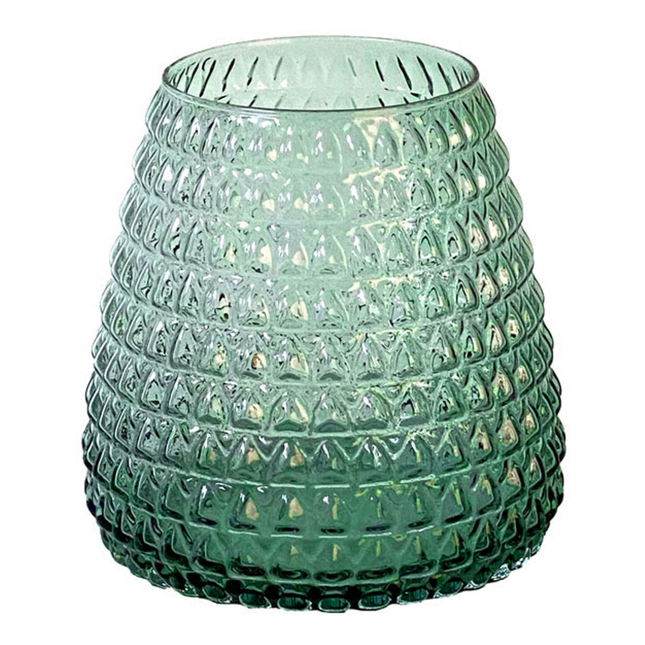 Small Green Light Dim Scale Vase Small Green Light Dim Scale Vase