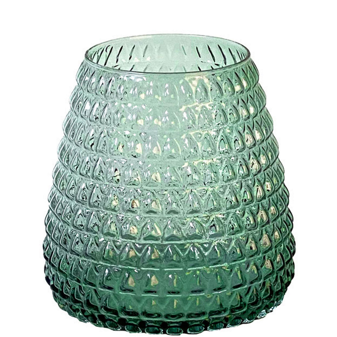 Small Green Light Dim Scale Vase
