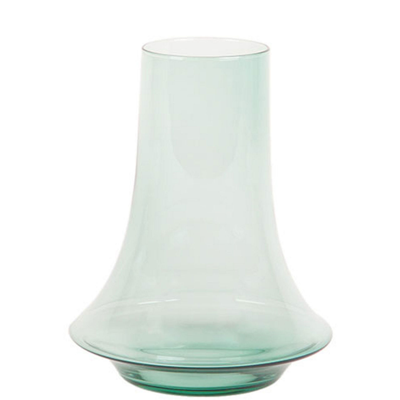 Small Green Light Spinn Vase