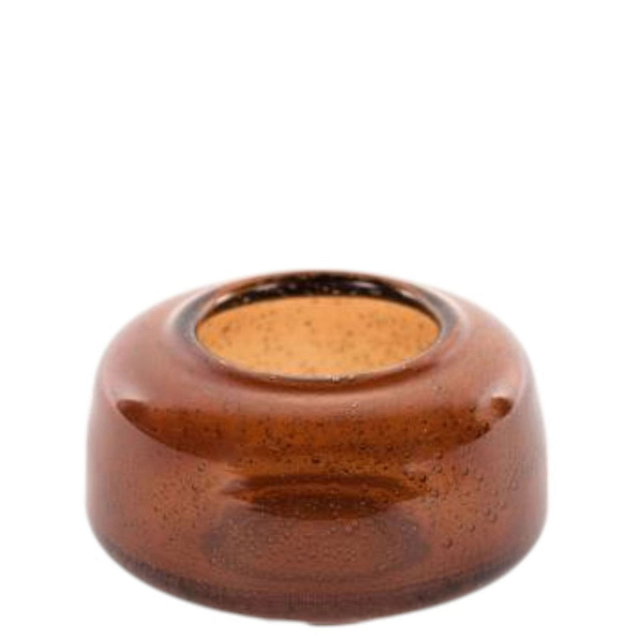 Blown Bubble Glass T-Light Holder