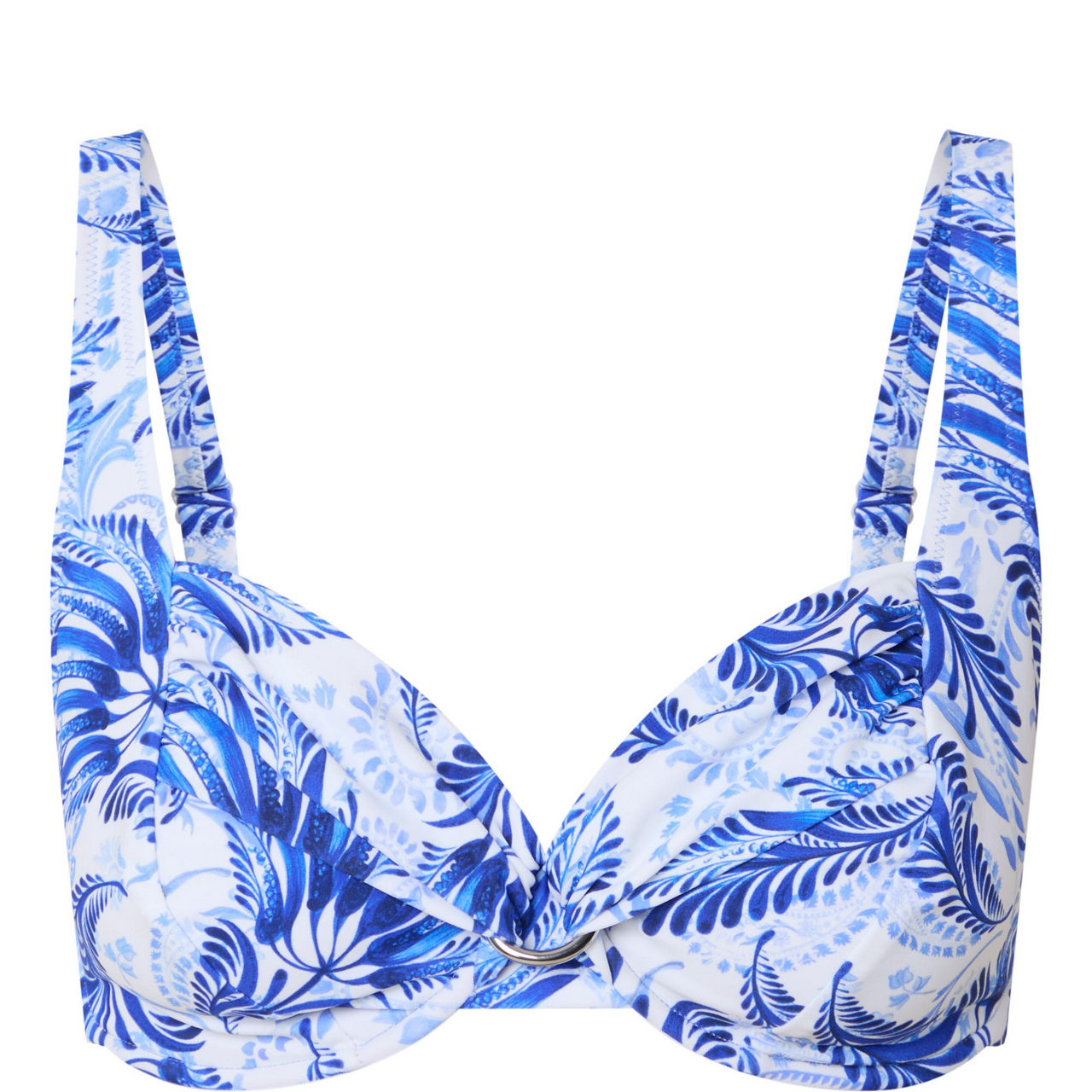 Hermine Printed Bikini Top