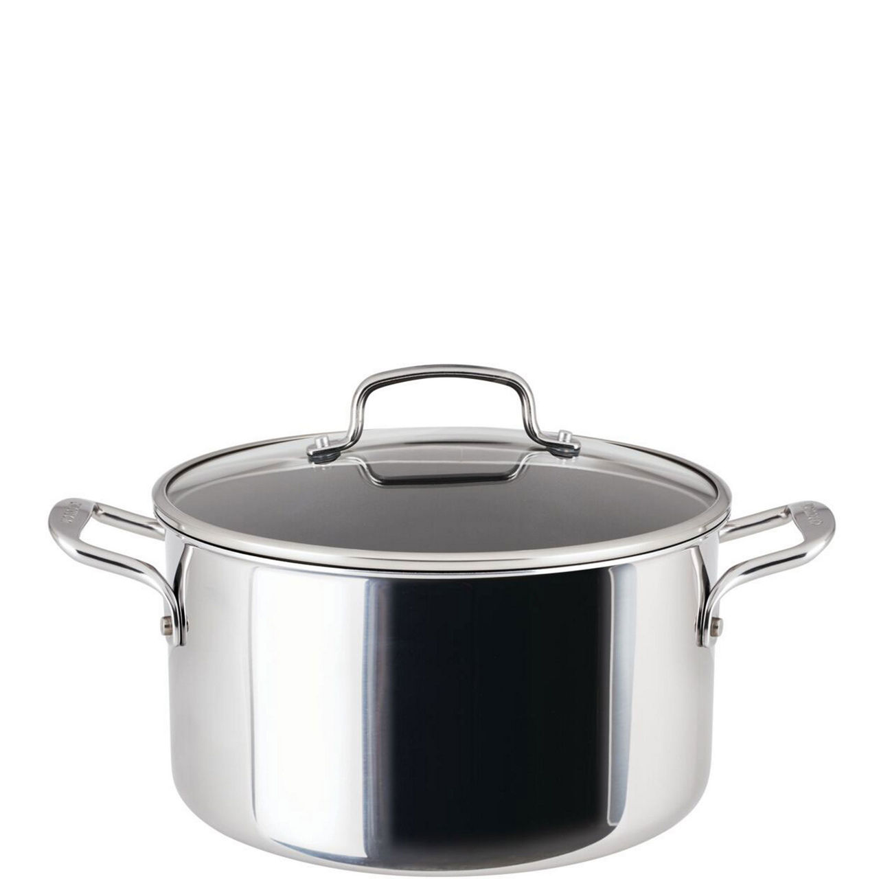 Scratch Defense Stainless Steel Stock Pot with Lid 26cm