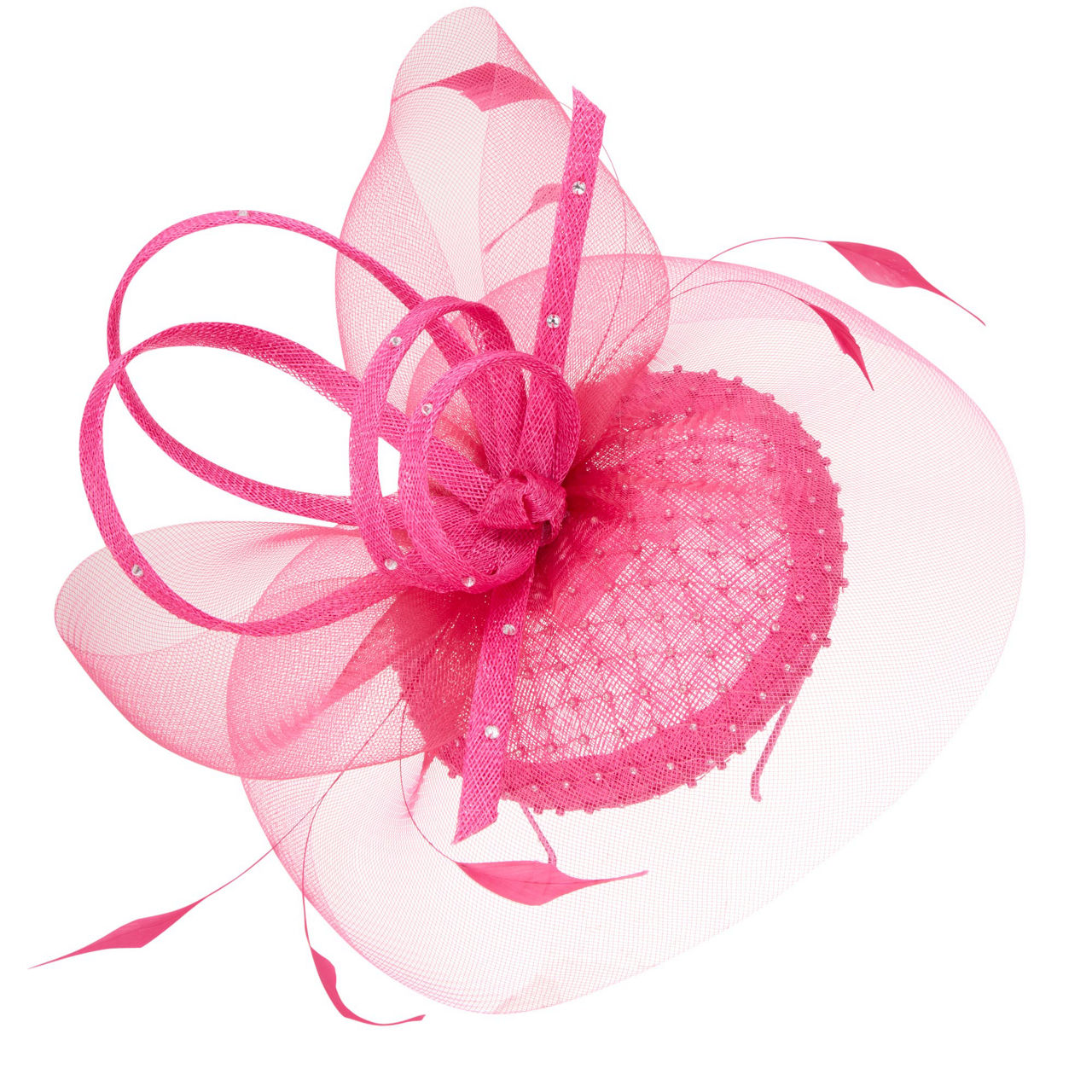 Feather Embellished Fascinator