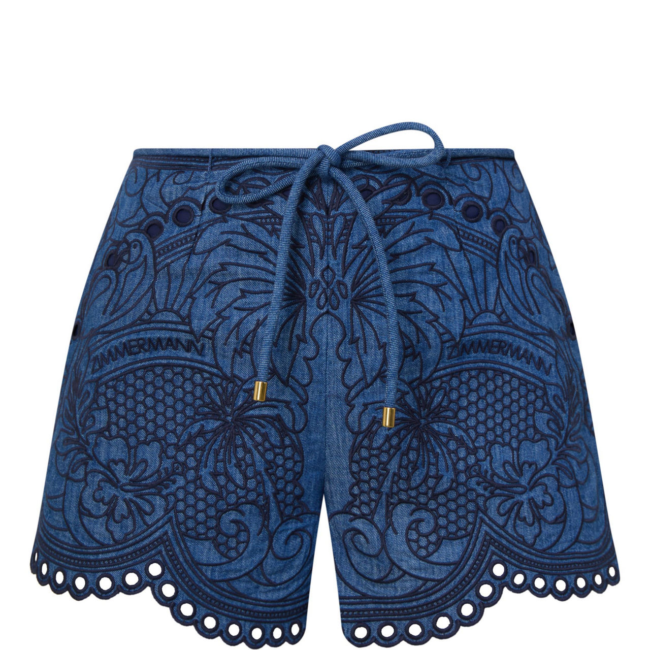 ZIMMERMANN Cascadian Placement Floral Shorts