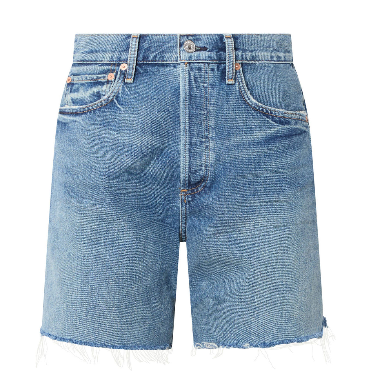 Marlow Frayed Denim Shorts