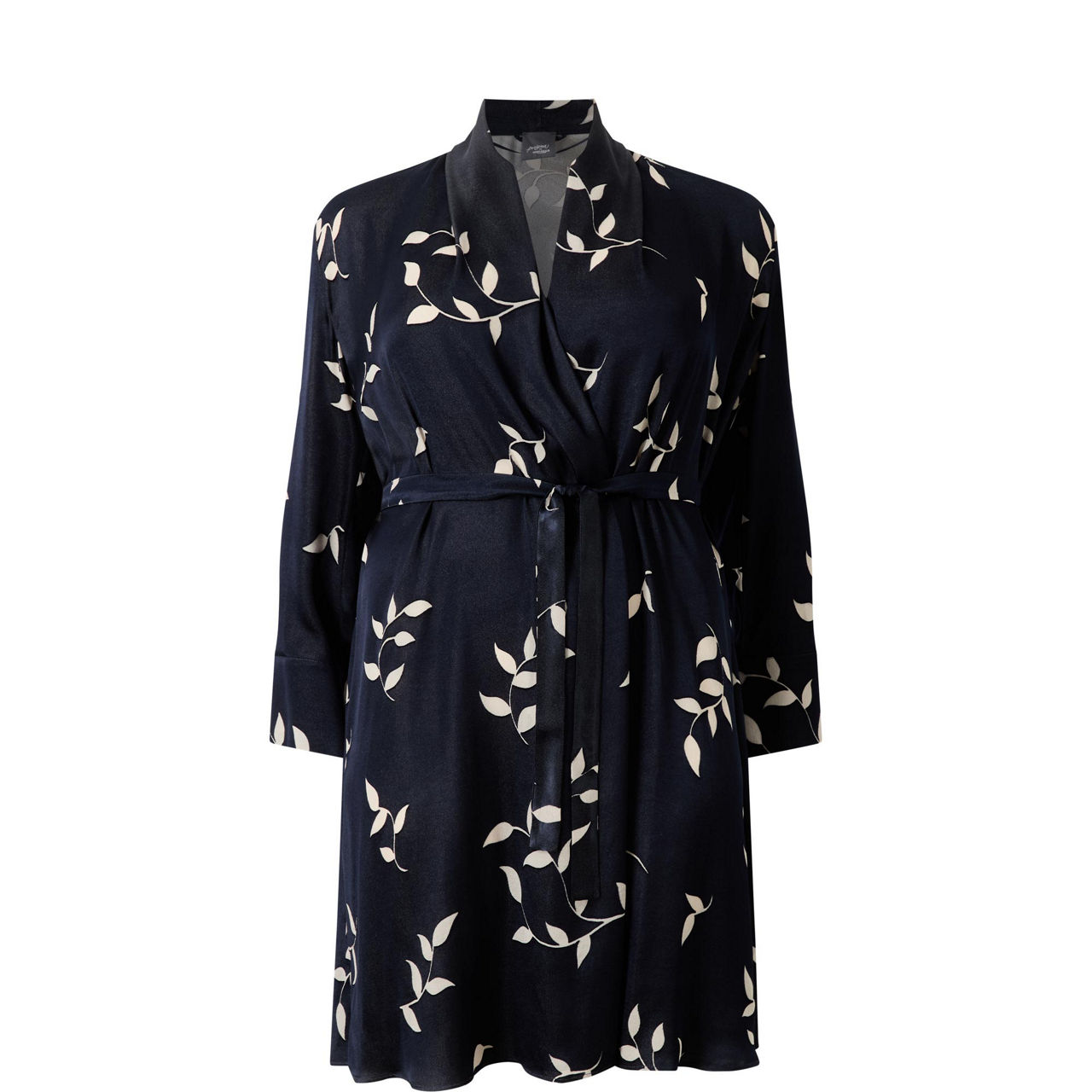 Battage Leaf Belted Cardigan