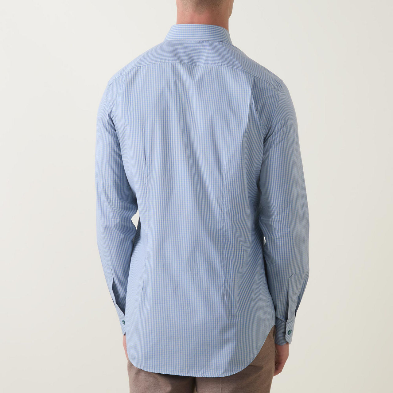 Gingham Single Cuff Formal Shirt Gingham Single Cuff Formal Shirt