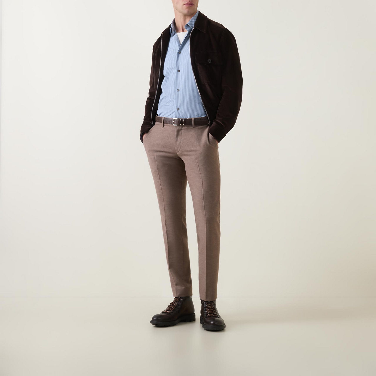 Gingham Single Cuff Formal Shirt Gingham Single Cuff Formal Shirt
