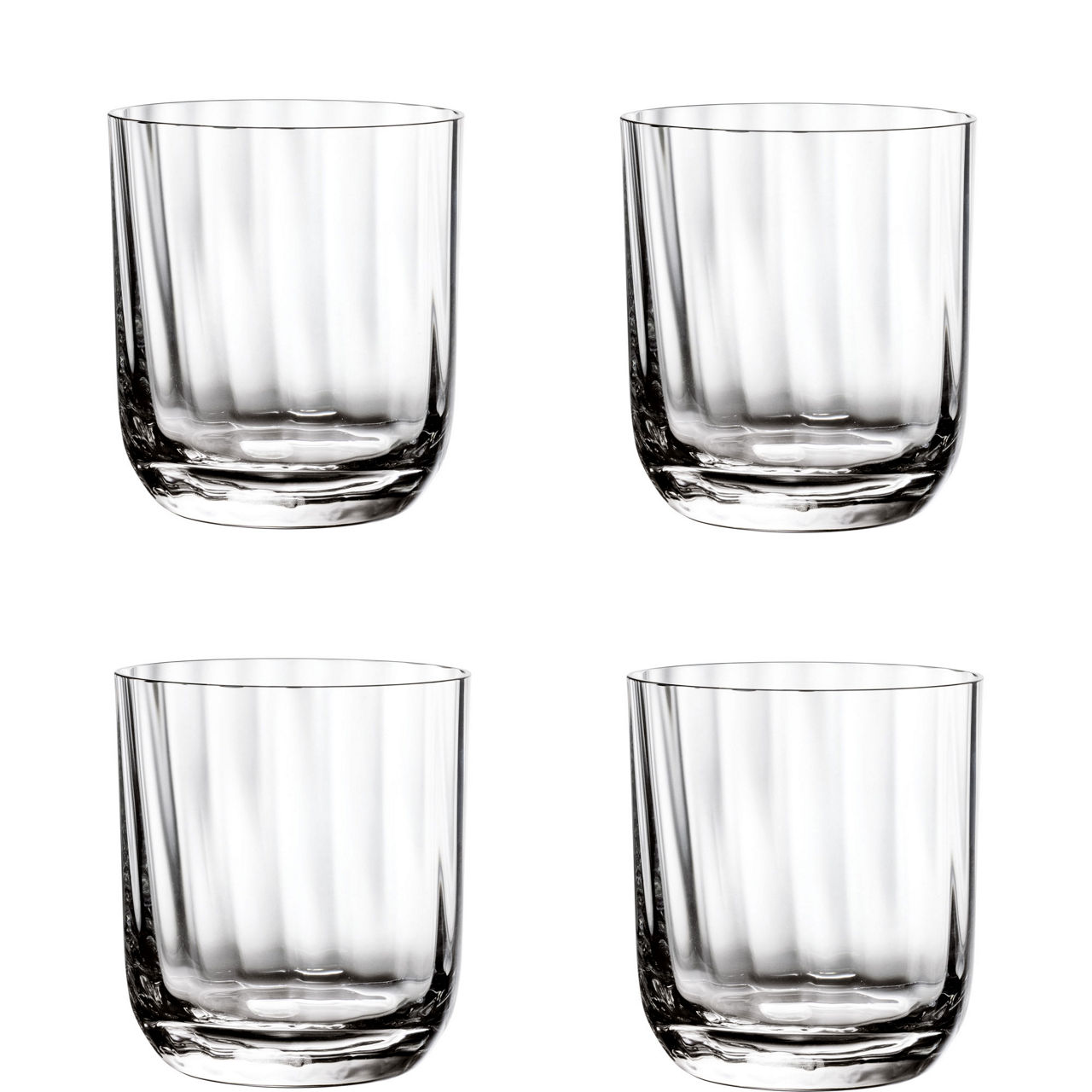 Rose Garden Water Glass, Set of Four