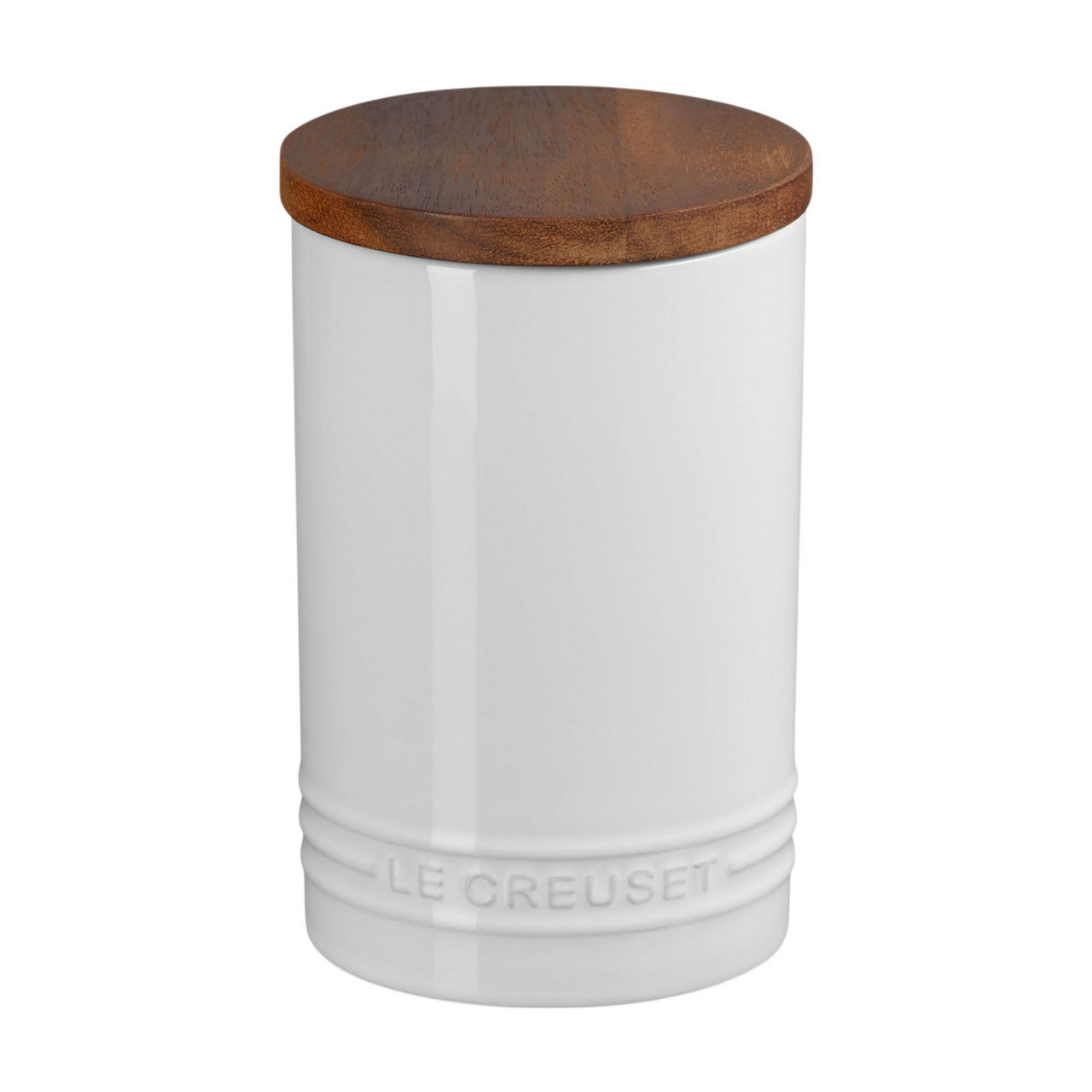 Stoneware Storage Jar With Wooden Lid 770ml Stoneware Storage Jar With Wooden Lid 770ml