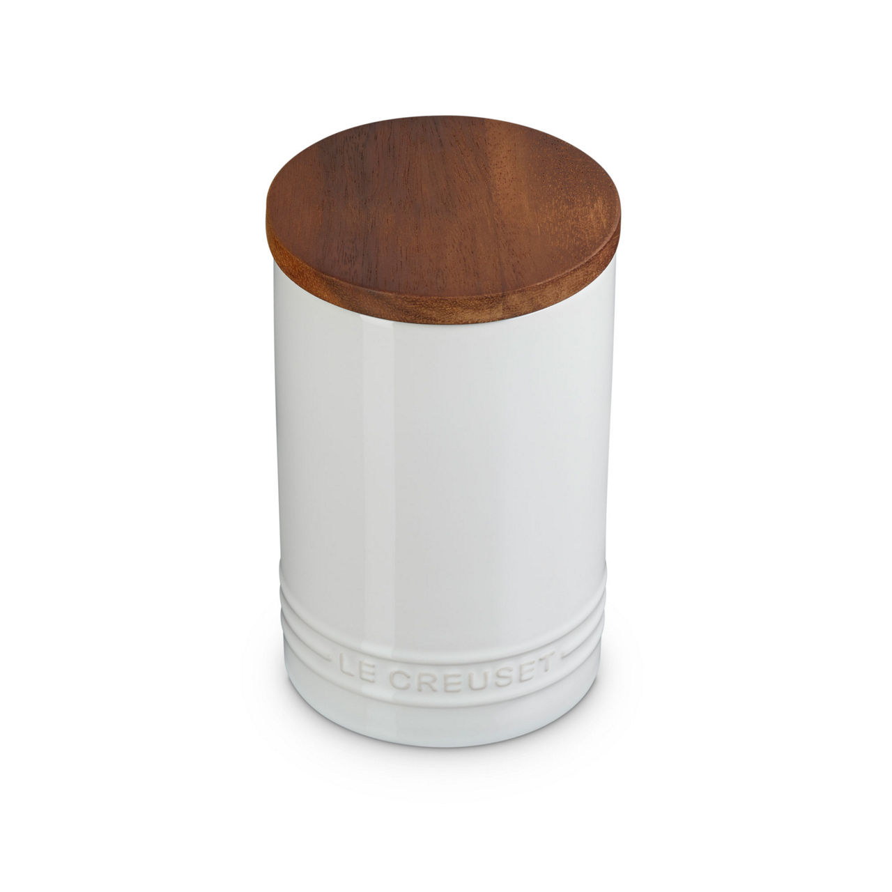 Stoneware Storage Jar With Wooden Lid 770ml Stoneware Storage Jar With Wooden Lid 770ml