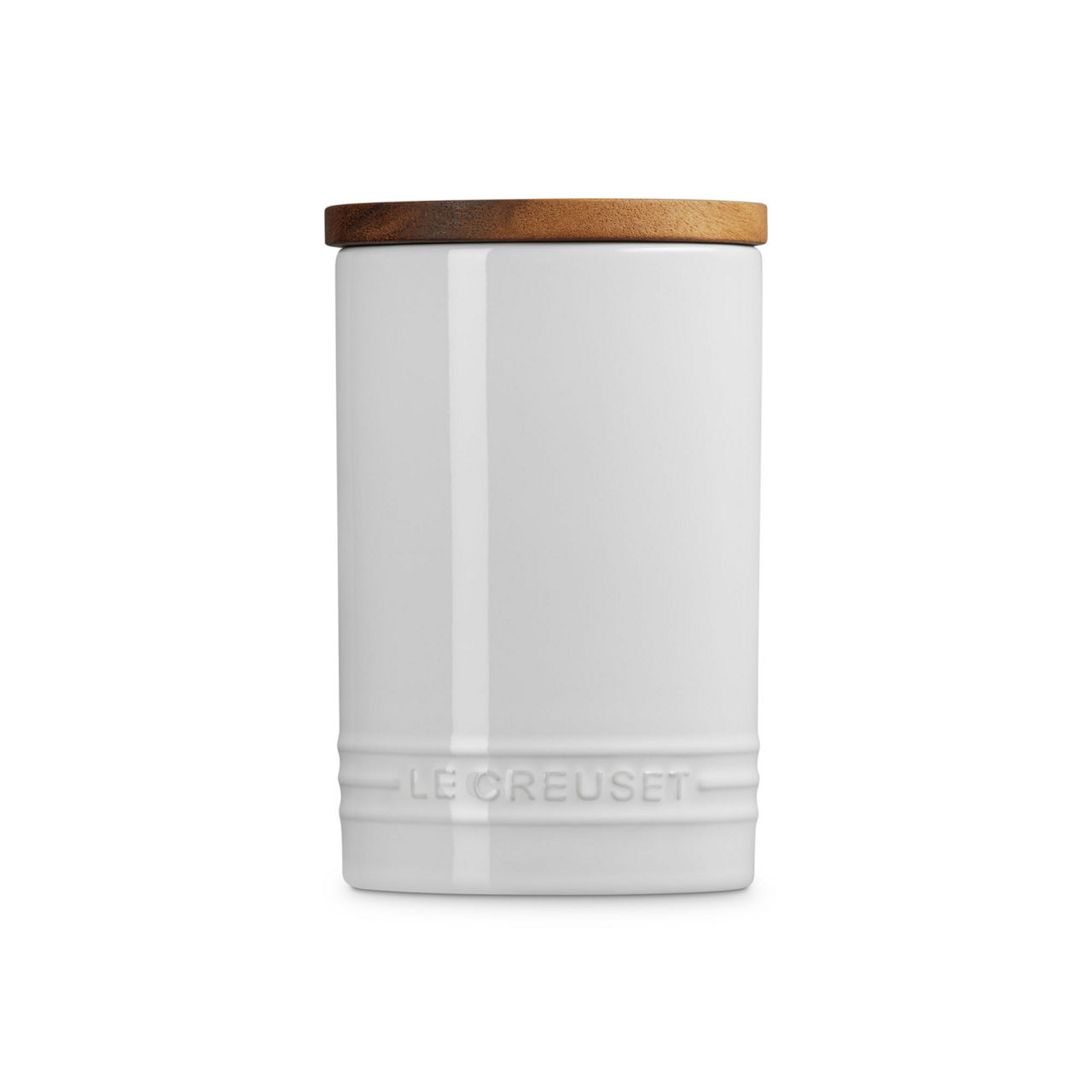 Stoneware Storage Jar With Wooden Lid 770ml Stoneware Storage Jar With Wooden Lid 770ml