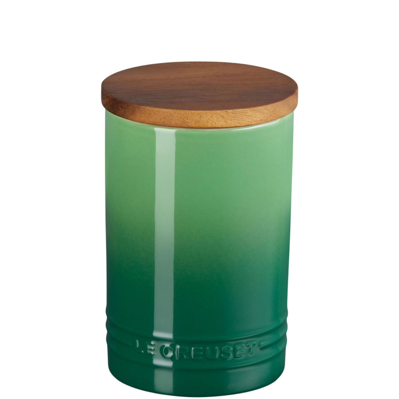 Stoneware Storage Jar With Wooden Lid 770ml