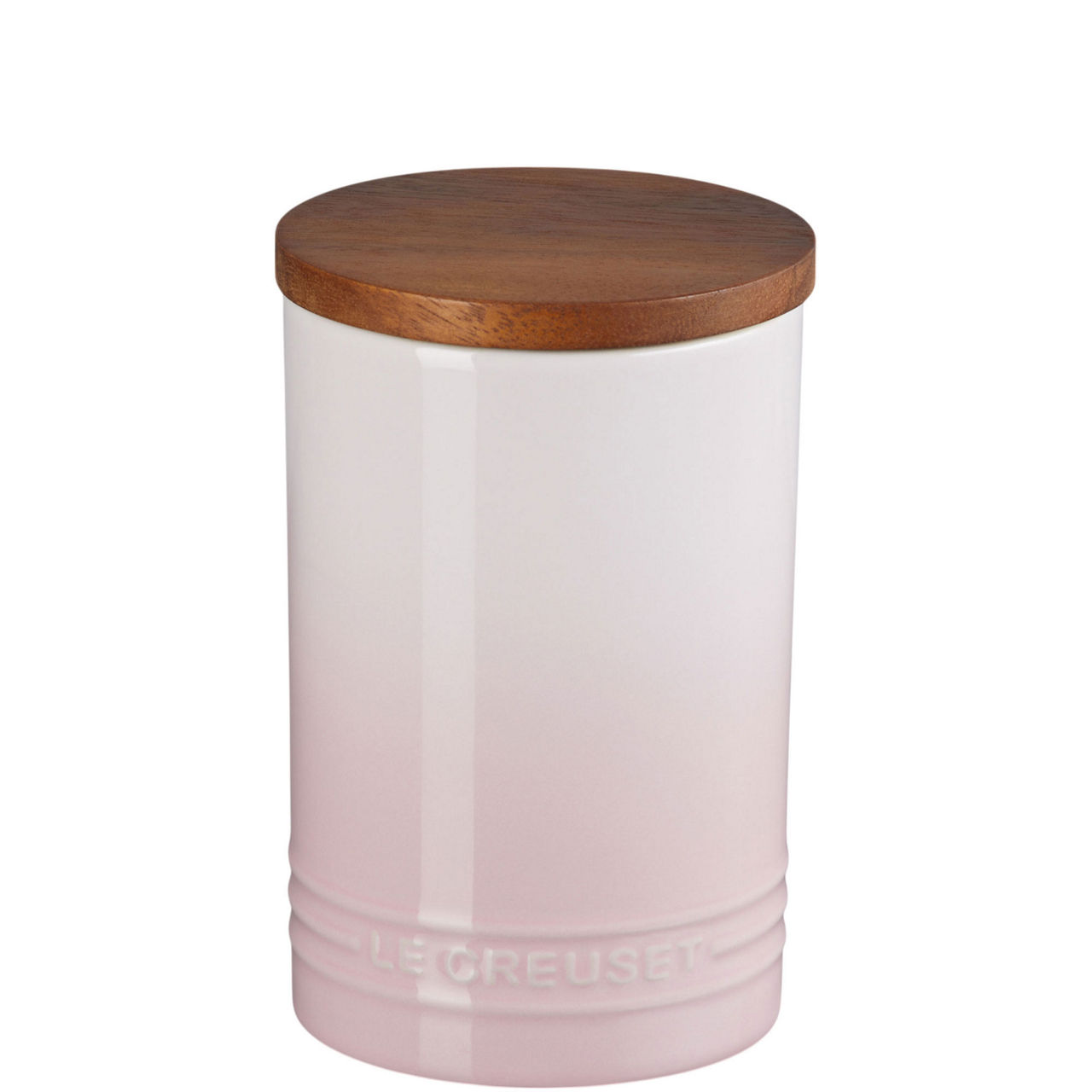 Stoneware Storage Jar With Wooden Lid 770ml