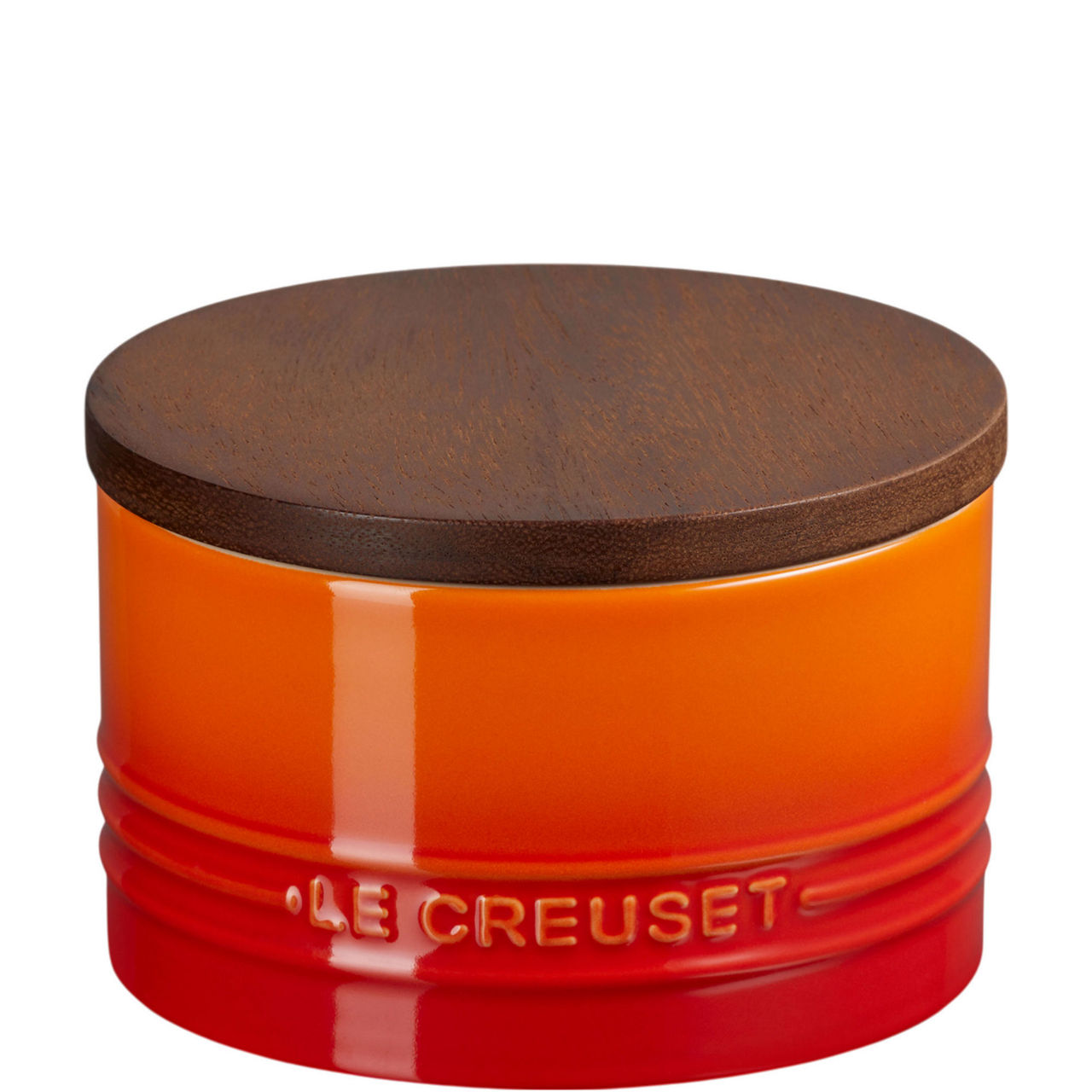 Stoneware Storage Jar With Wooden Lid 470ml