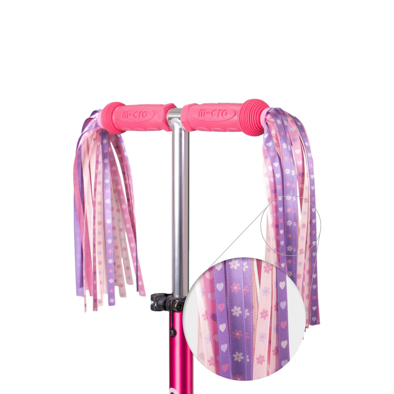 Flower Heart Scooter Ribbons