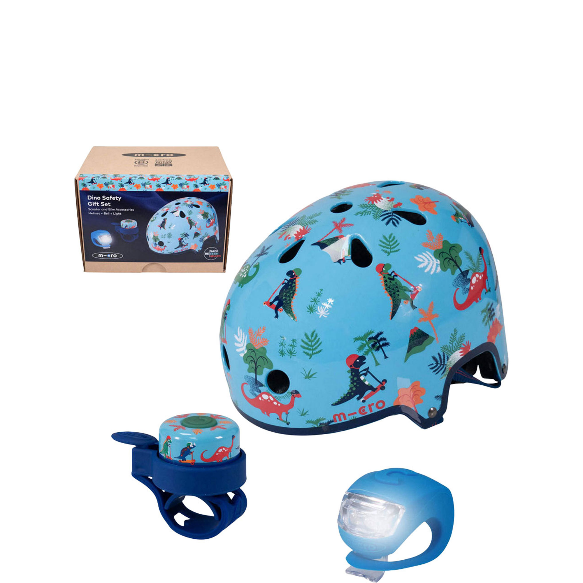Micro Dino Print Safety Gift Set