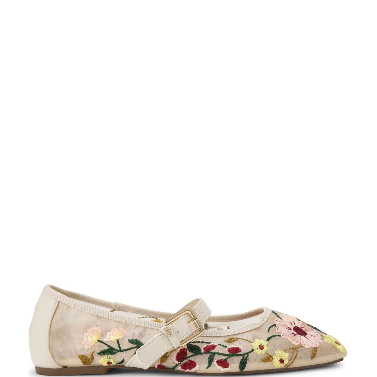 Nina Mesh Floral Ballet Flats