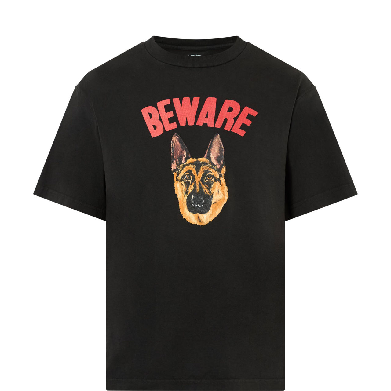 Beware Sign Logo T-Shirt