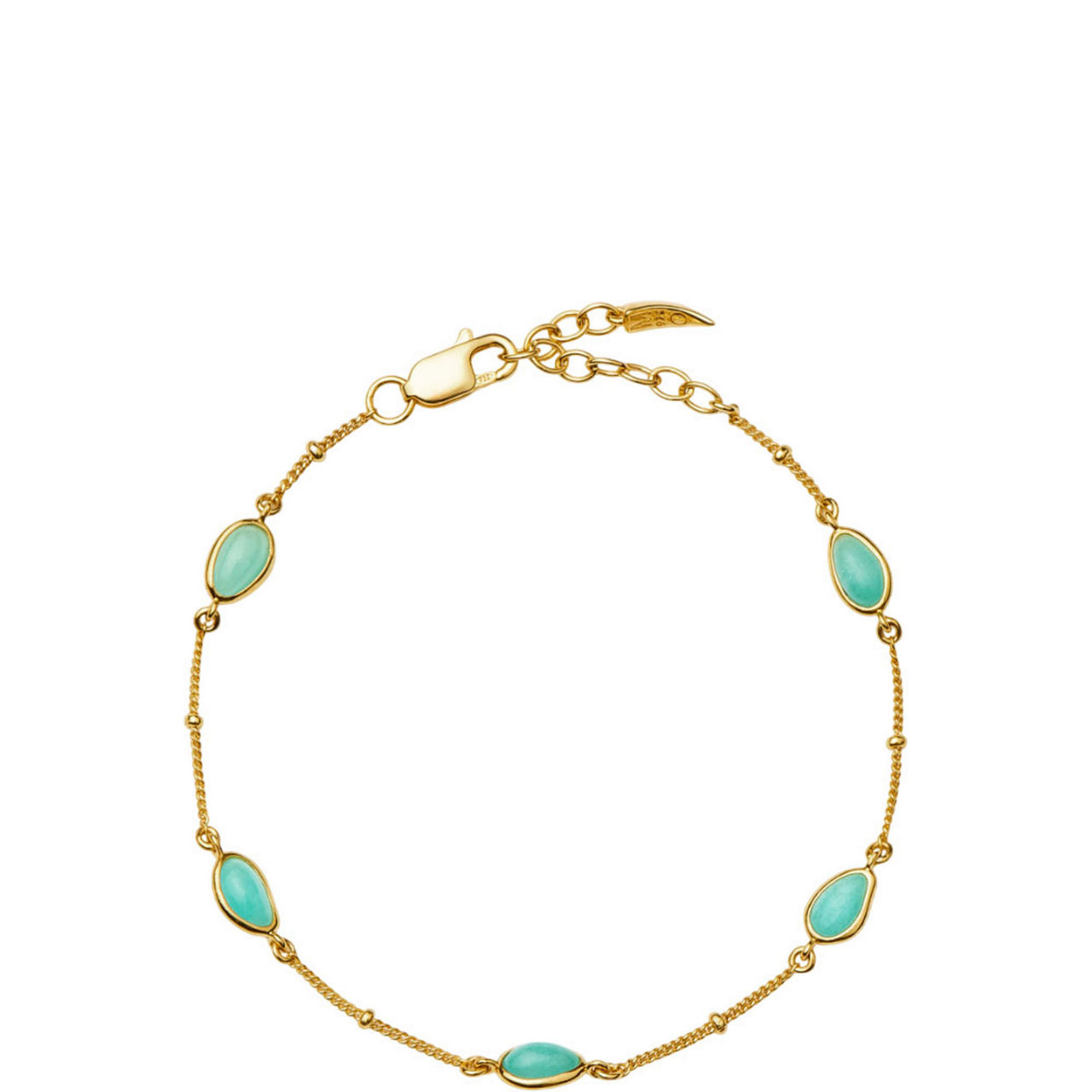 Magma Gemstone Charm Bracelet