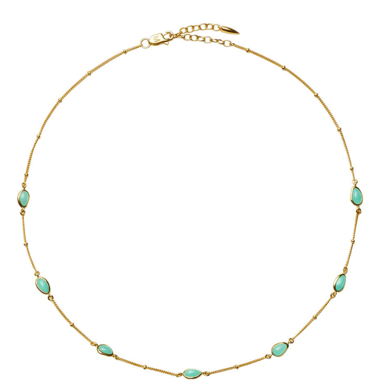 Magma Gemstone Charm Choker Necklace