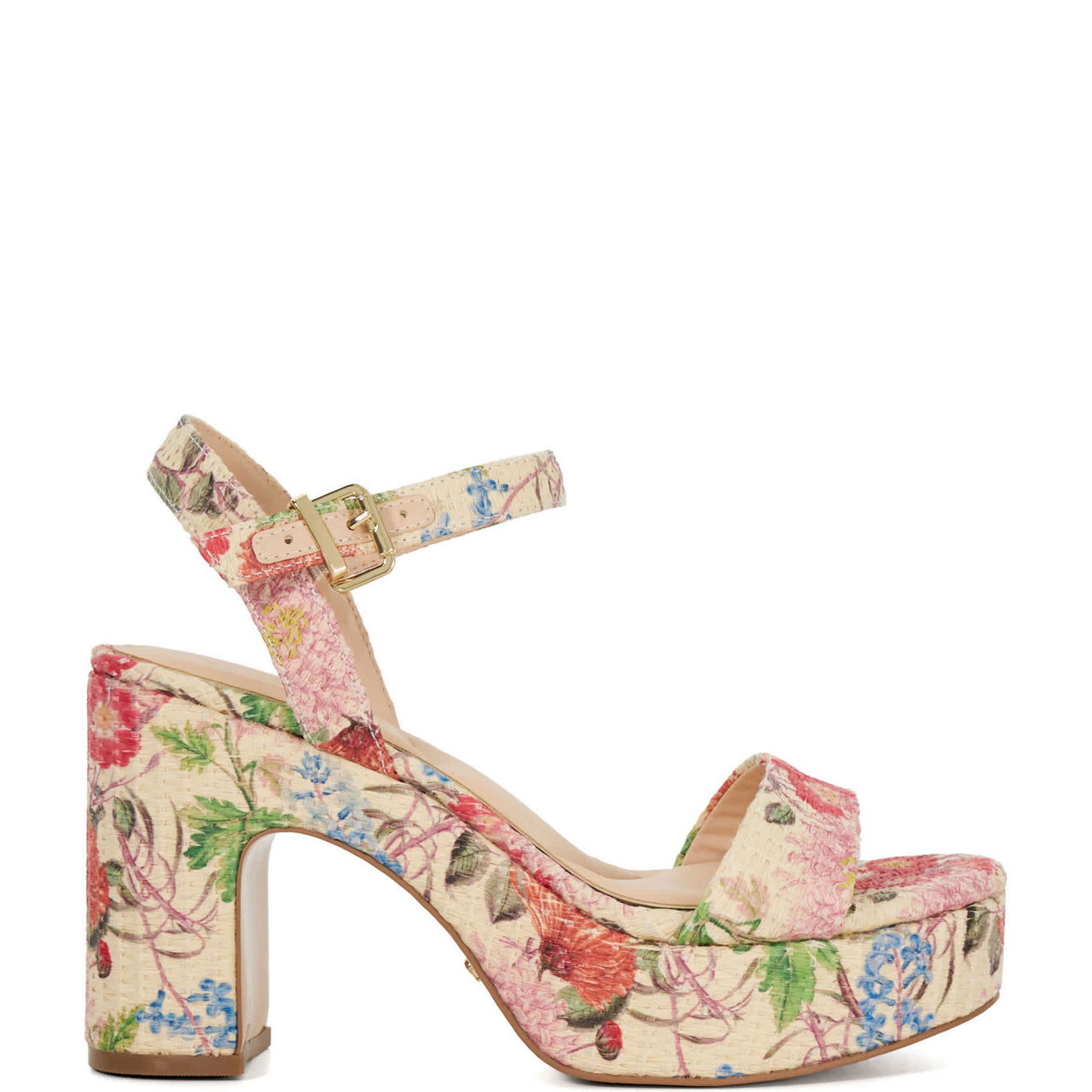 Monotone Block Heel Sandal