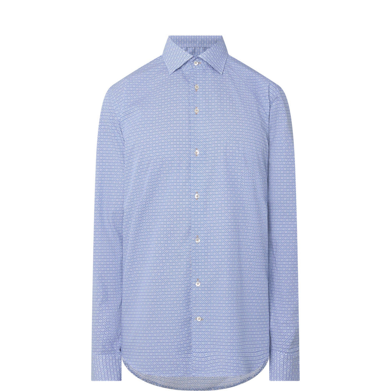 Geometric Print Single-Cuff Shirt