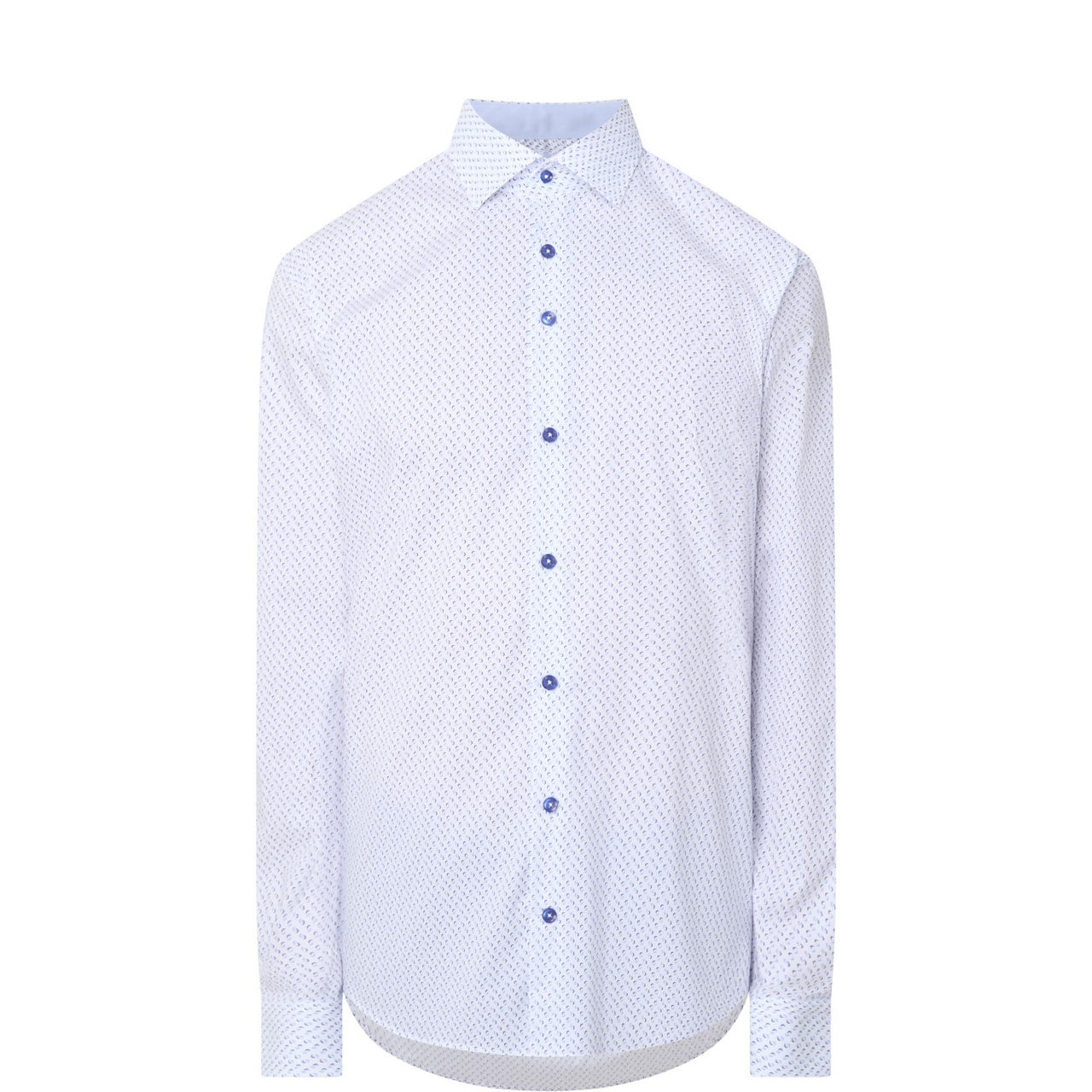 Geometric Print Single-Cuff Shirt