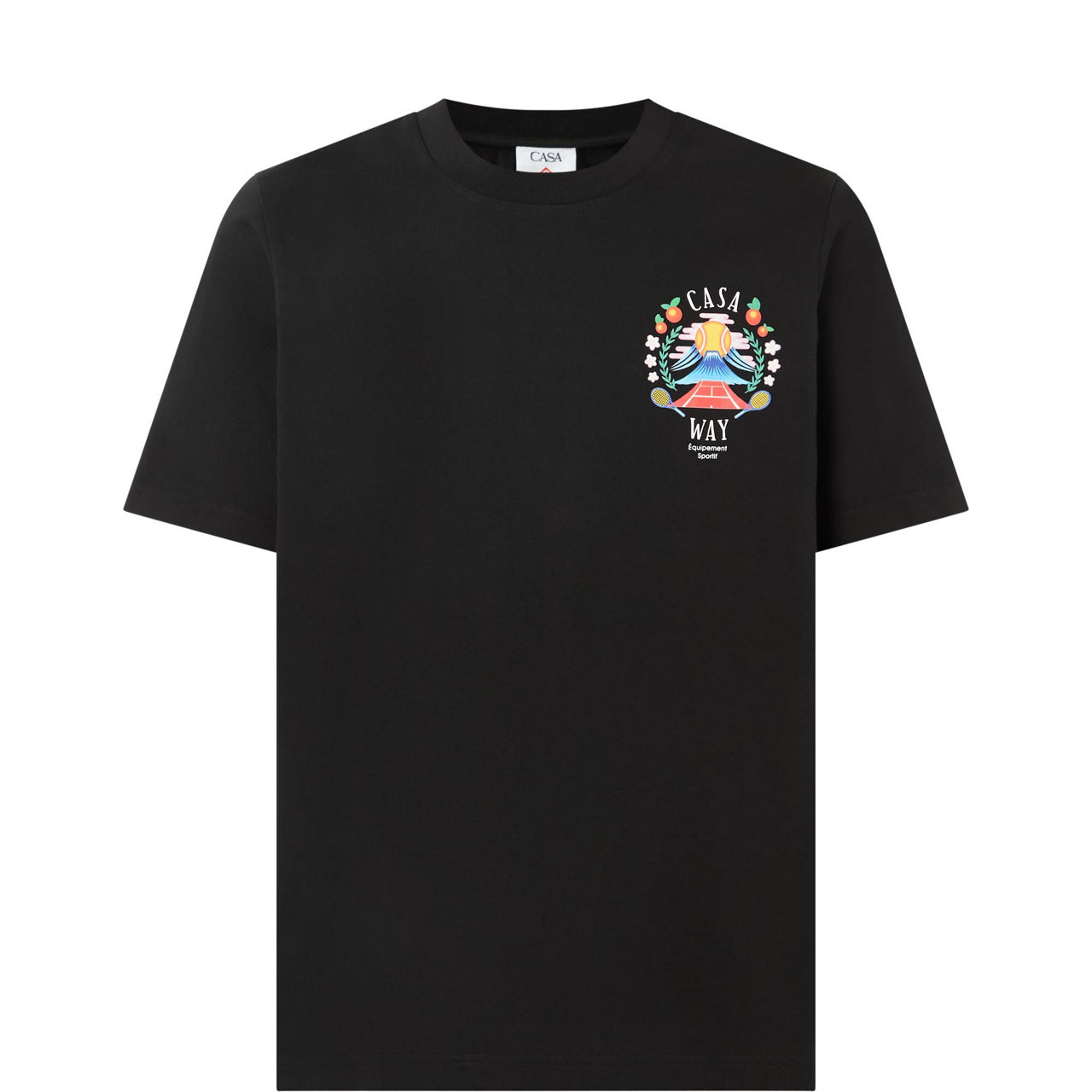 CASABLANCA Gothic Stacked Logo T-Shirt