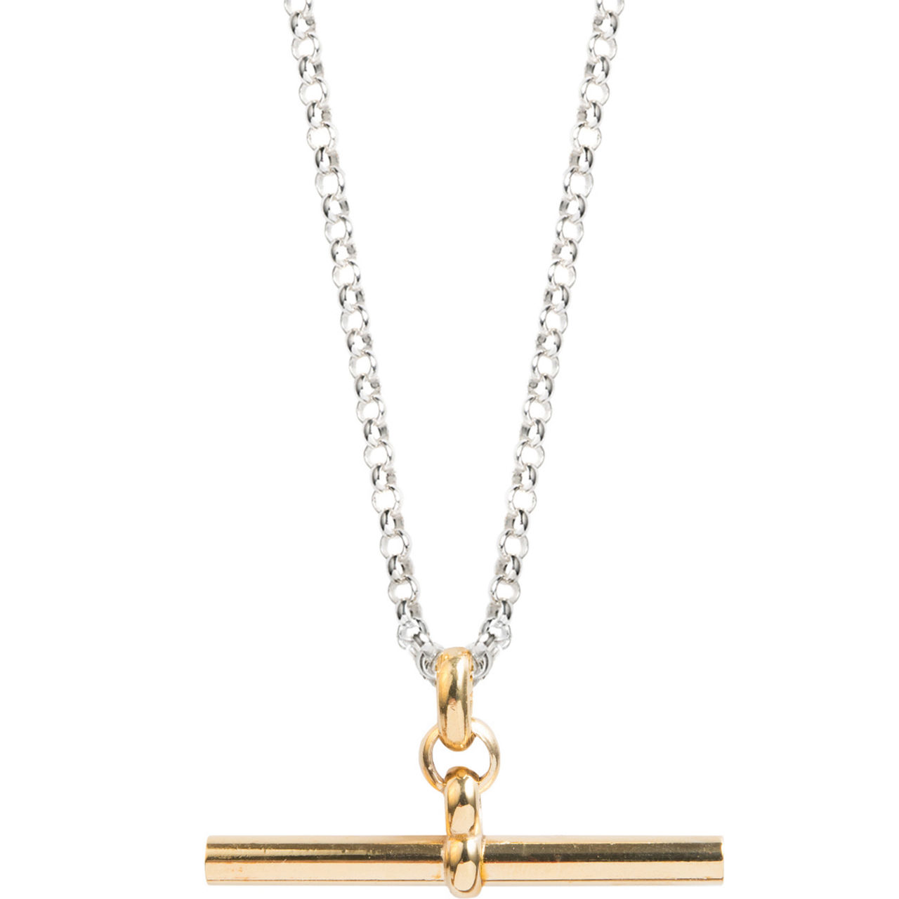 Giant T-Bar Chunky Belcher Necklace