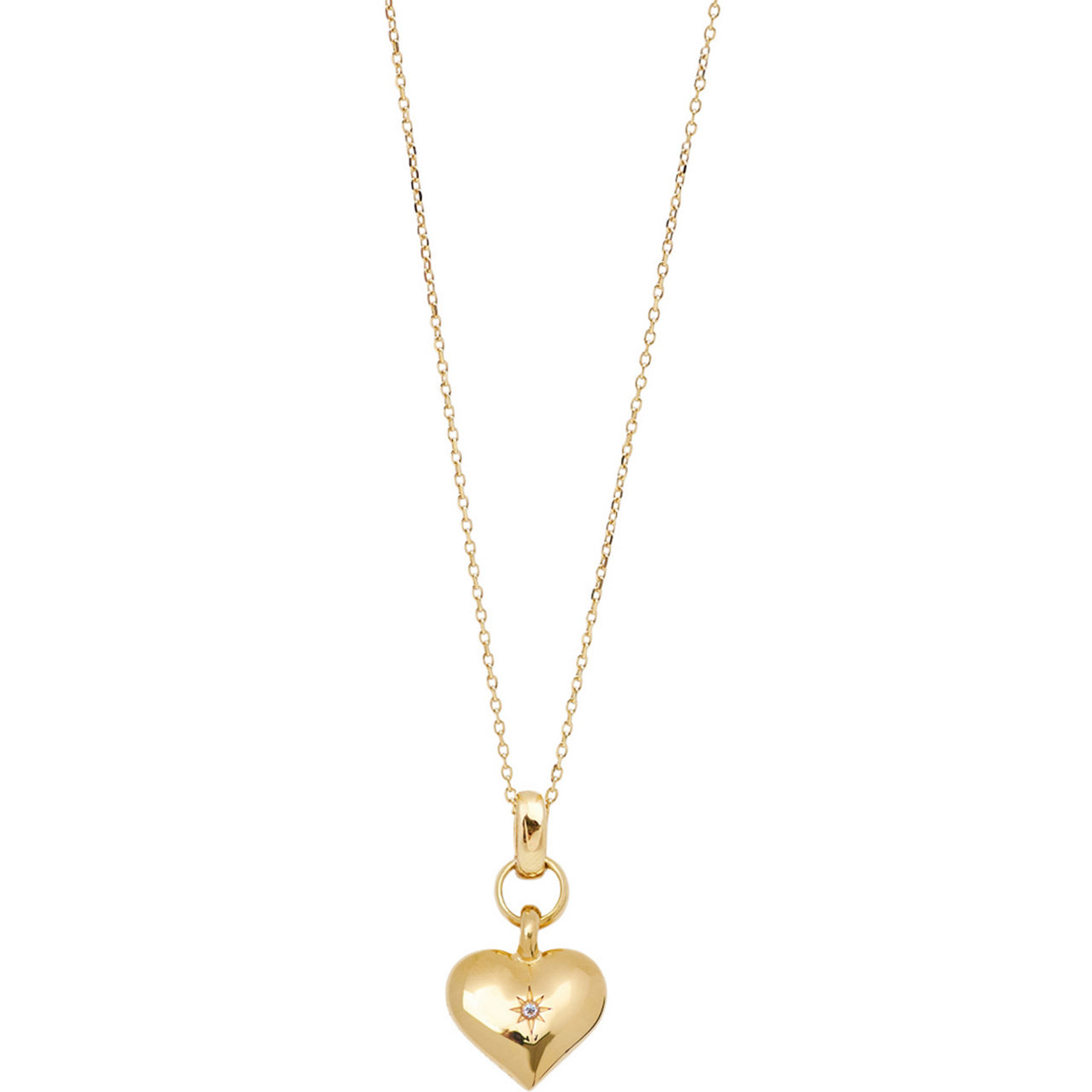 Heart Pendant Small Trace Necklace