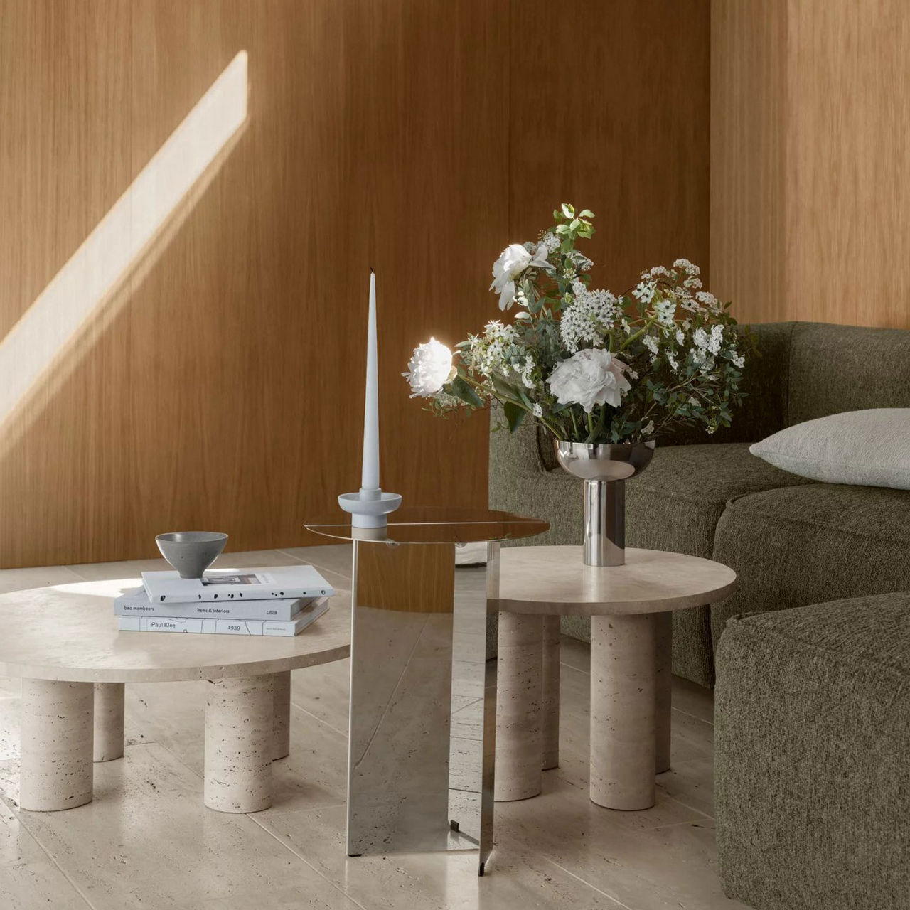 Veja Candle Stick Holder Moonbeam