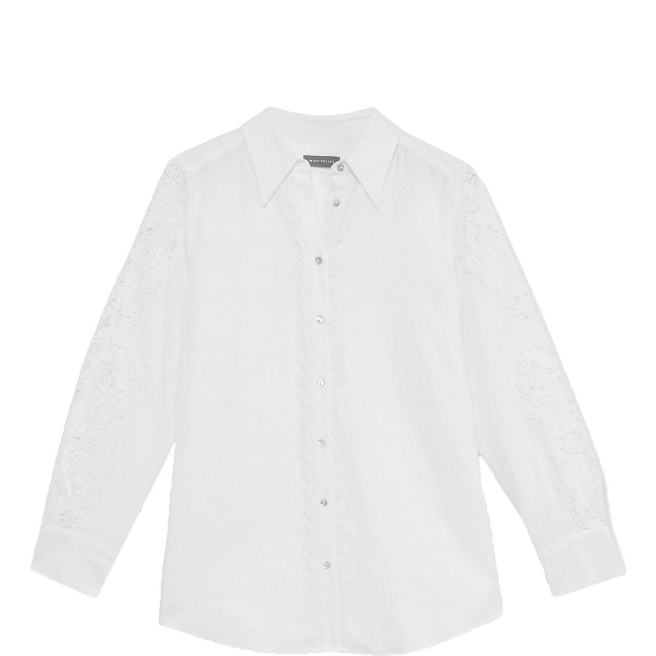 Lace Linen Shirt