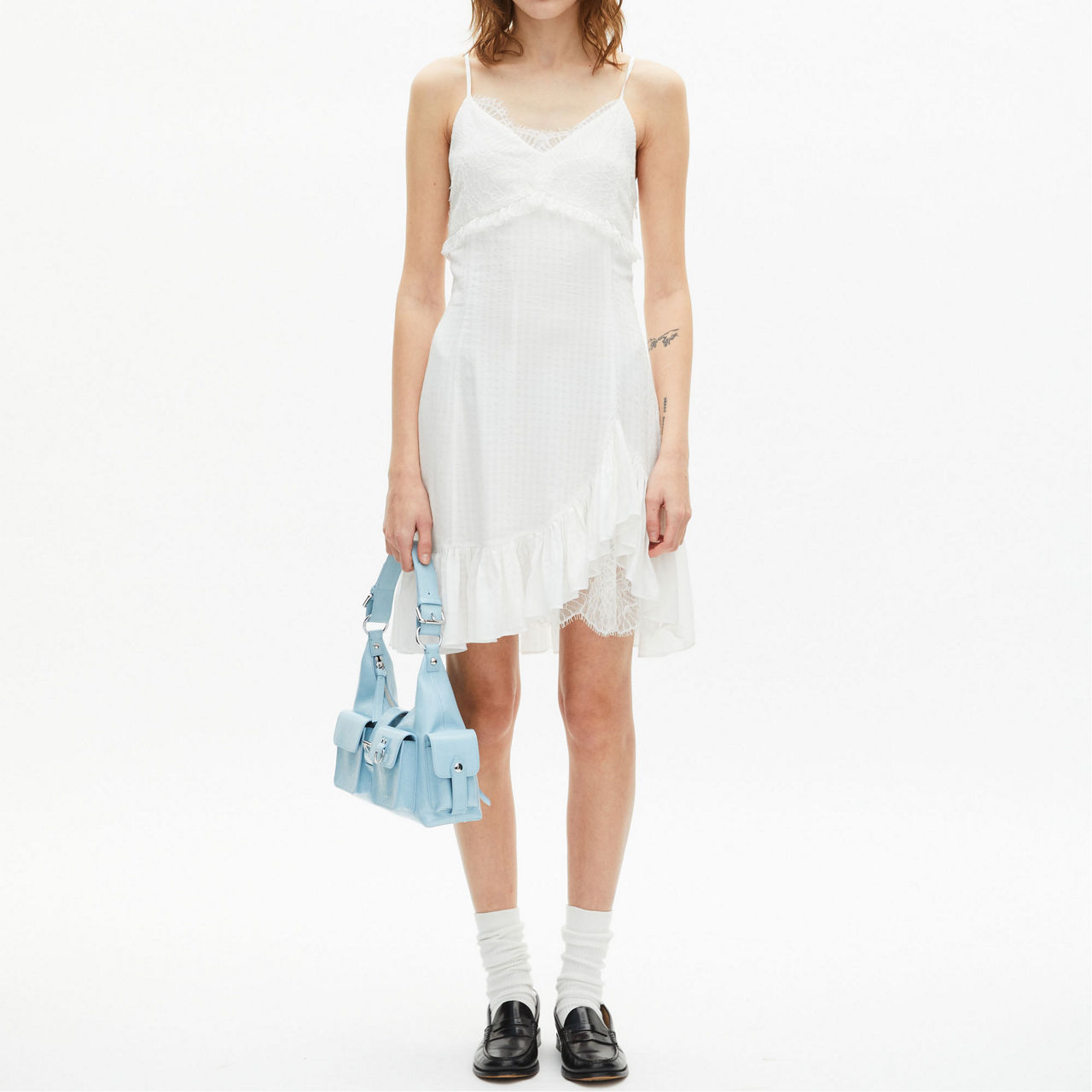 Lace Detail Mini Dress Lace Detail Mini Dress