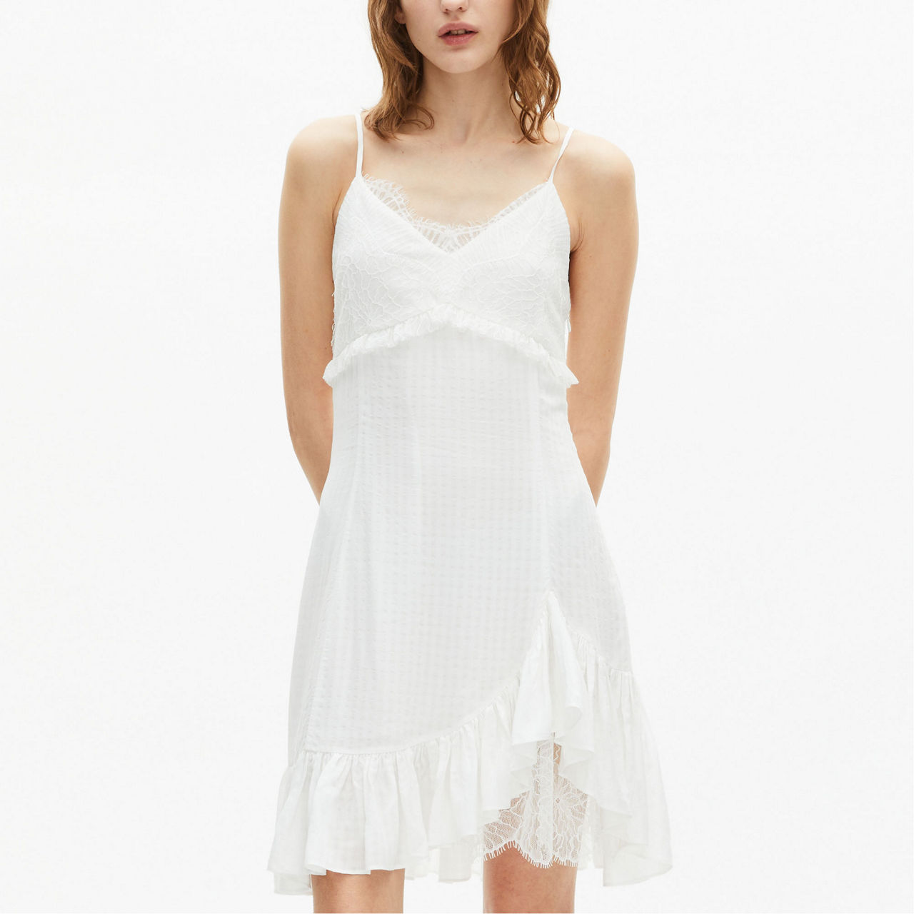 Lace Detail Mini Dress Lace Detail Mini Dress