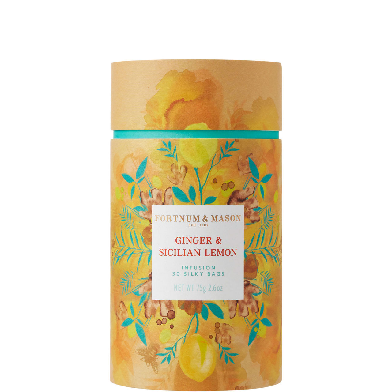 Ginger & Sicilian Lemon Infusion - 30 Silky Bags 75g