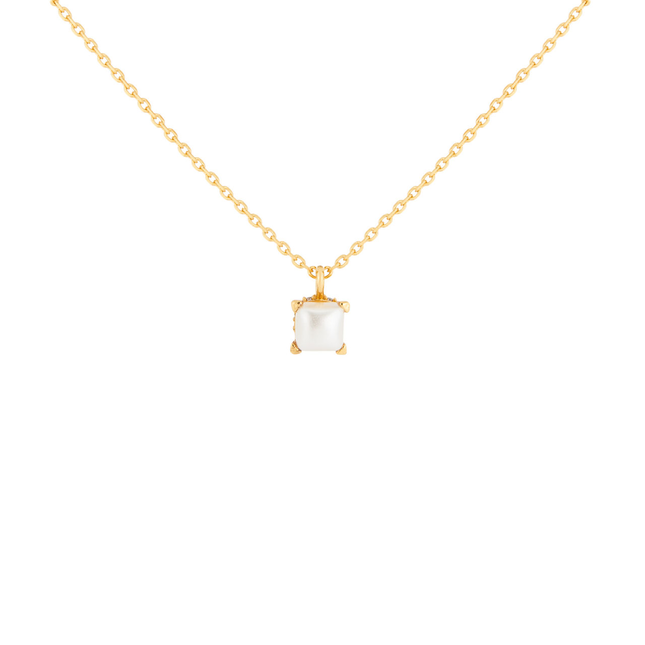 Little Luxuries Square Pendant Necklace