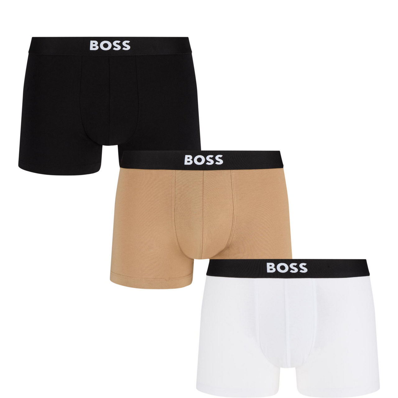 Three-Pack Mixed Logo Boxers