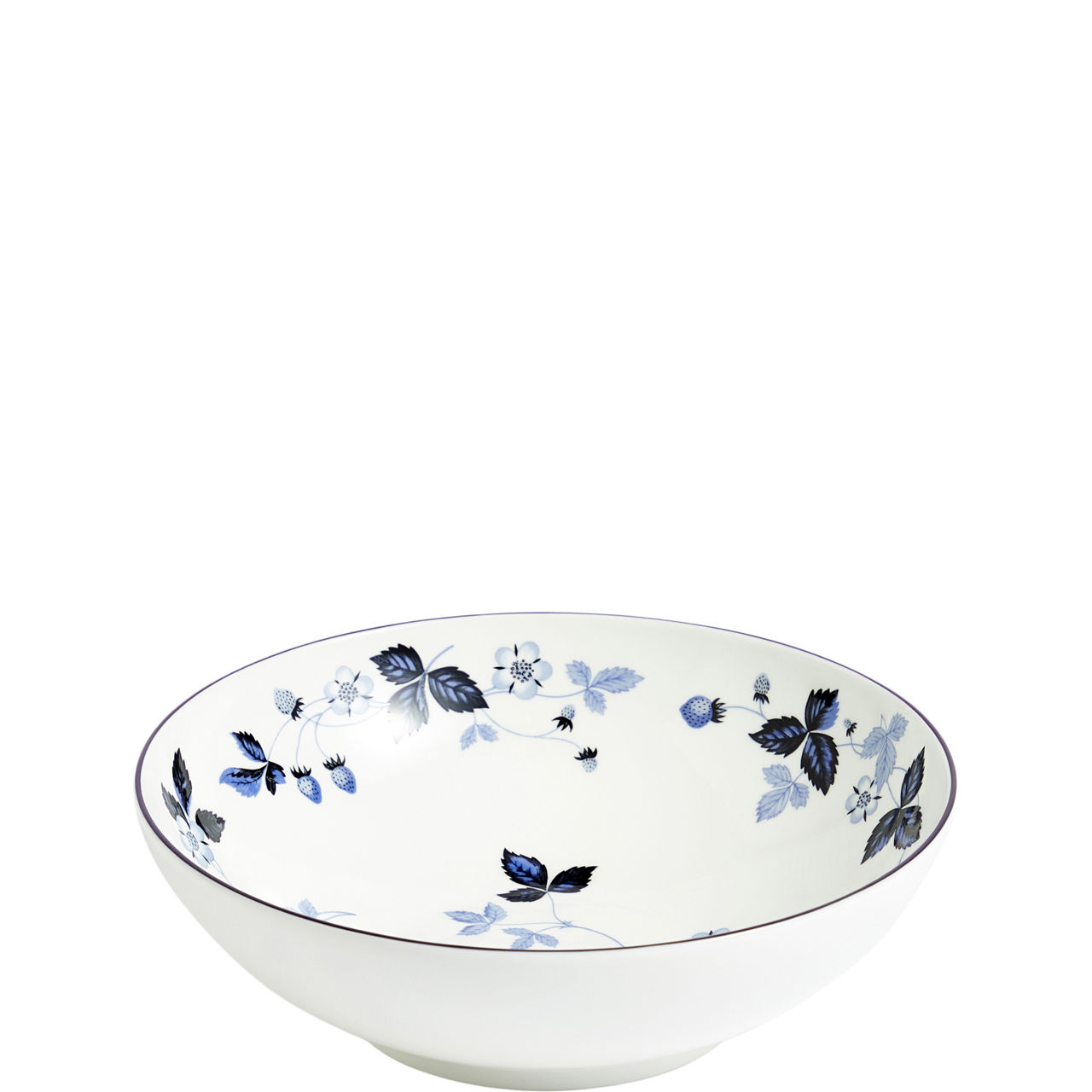 Wild Strawberry Inky Blue Cereal Bowl